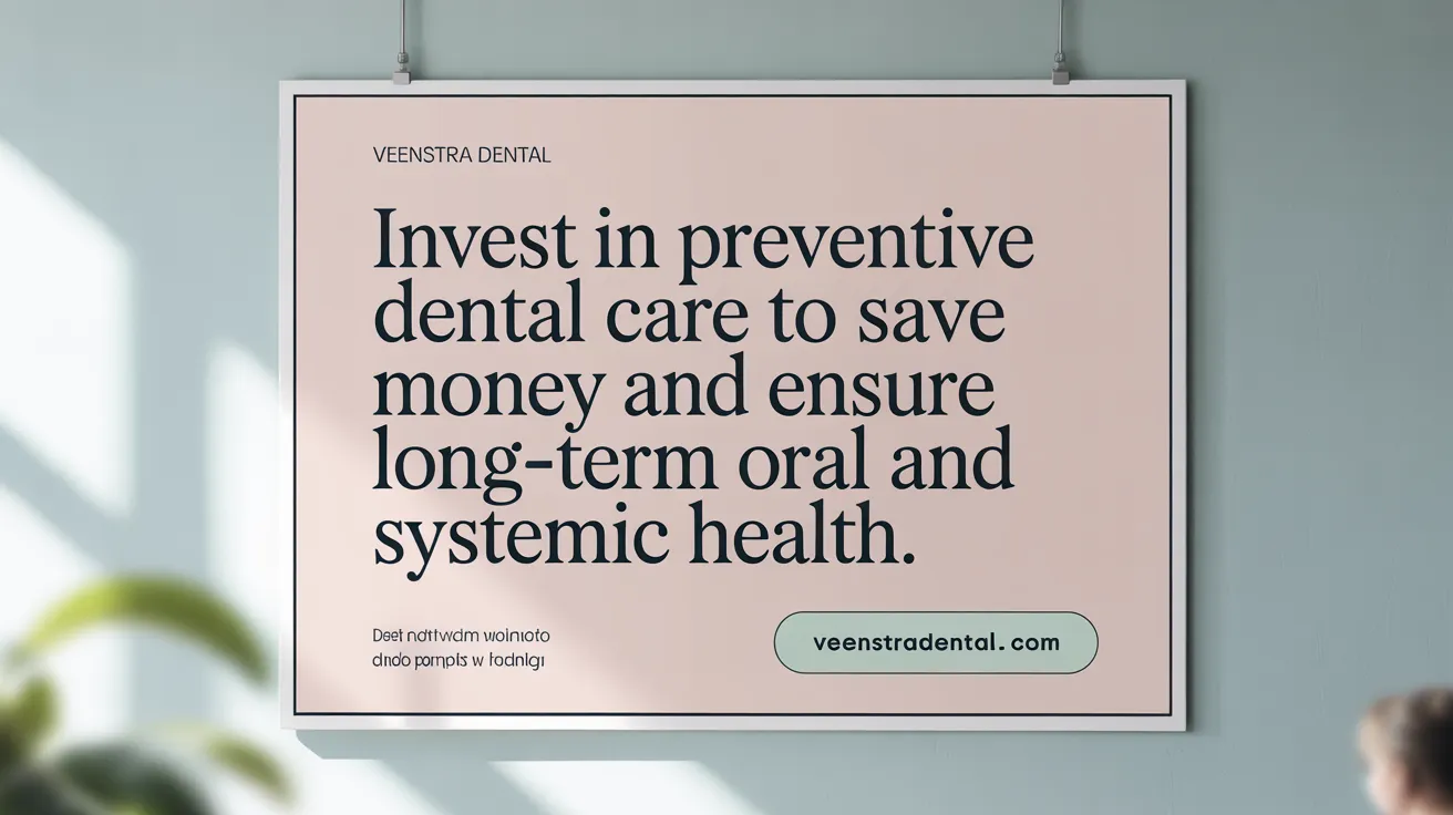 Invest in Preventive Dental Care to Save Money and Ensure Long-Term Oral and Systemic Health