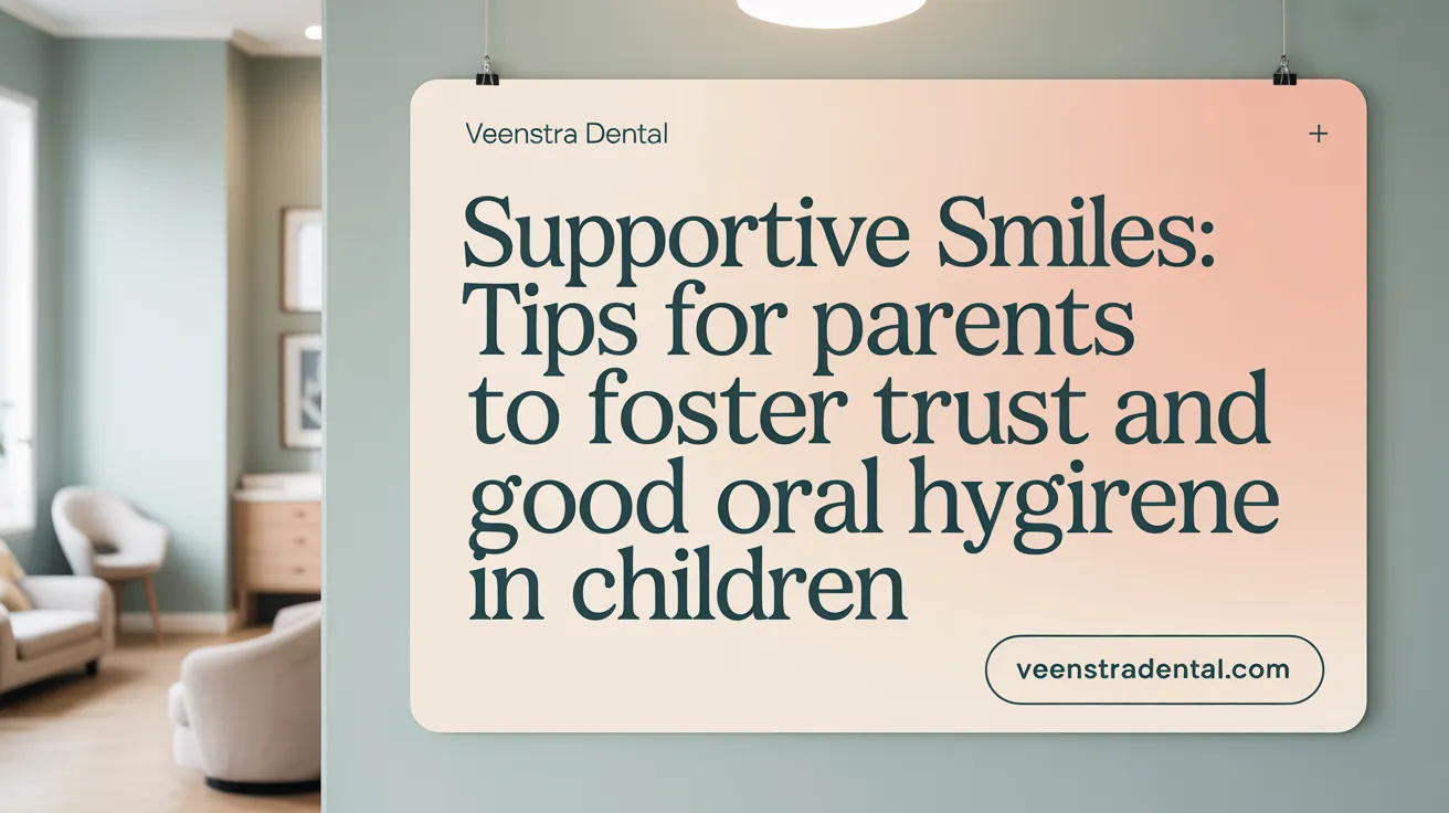 Supportive Smiles: Tips for Parents to Foster Trust and Good Oral Hygiene in Children
