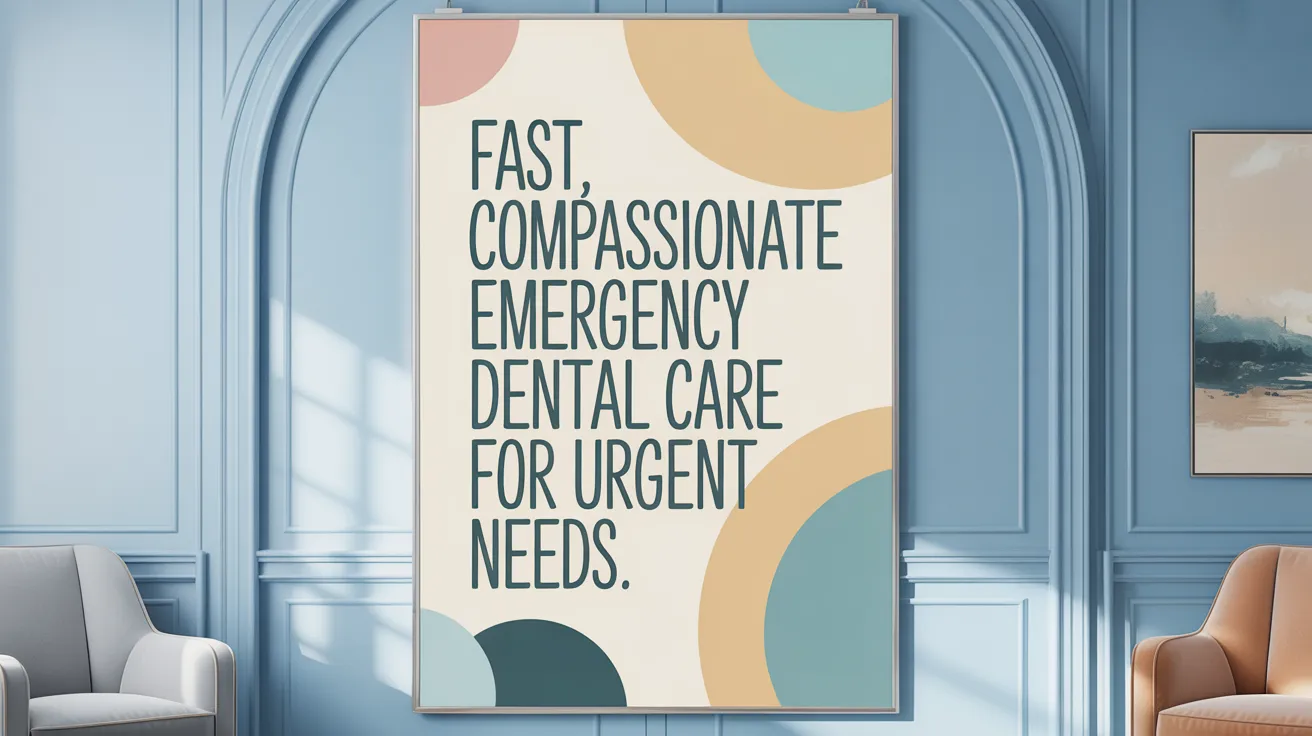 Fast, Compassionate Emergency Dental Care for Urgent Needs