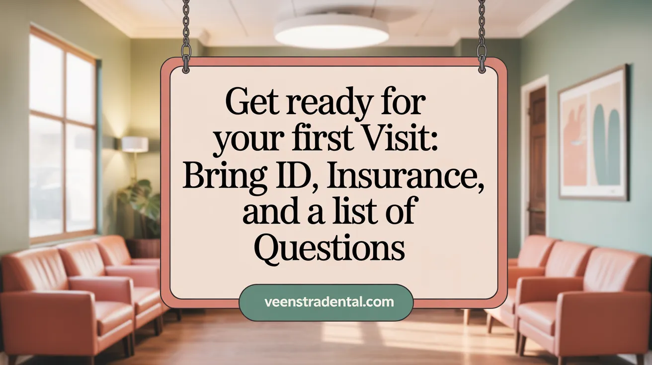 Get Ready for Your First Visit: Bring ID, Insurance, and a List of Questions