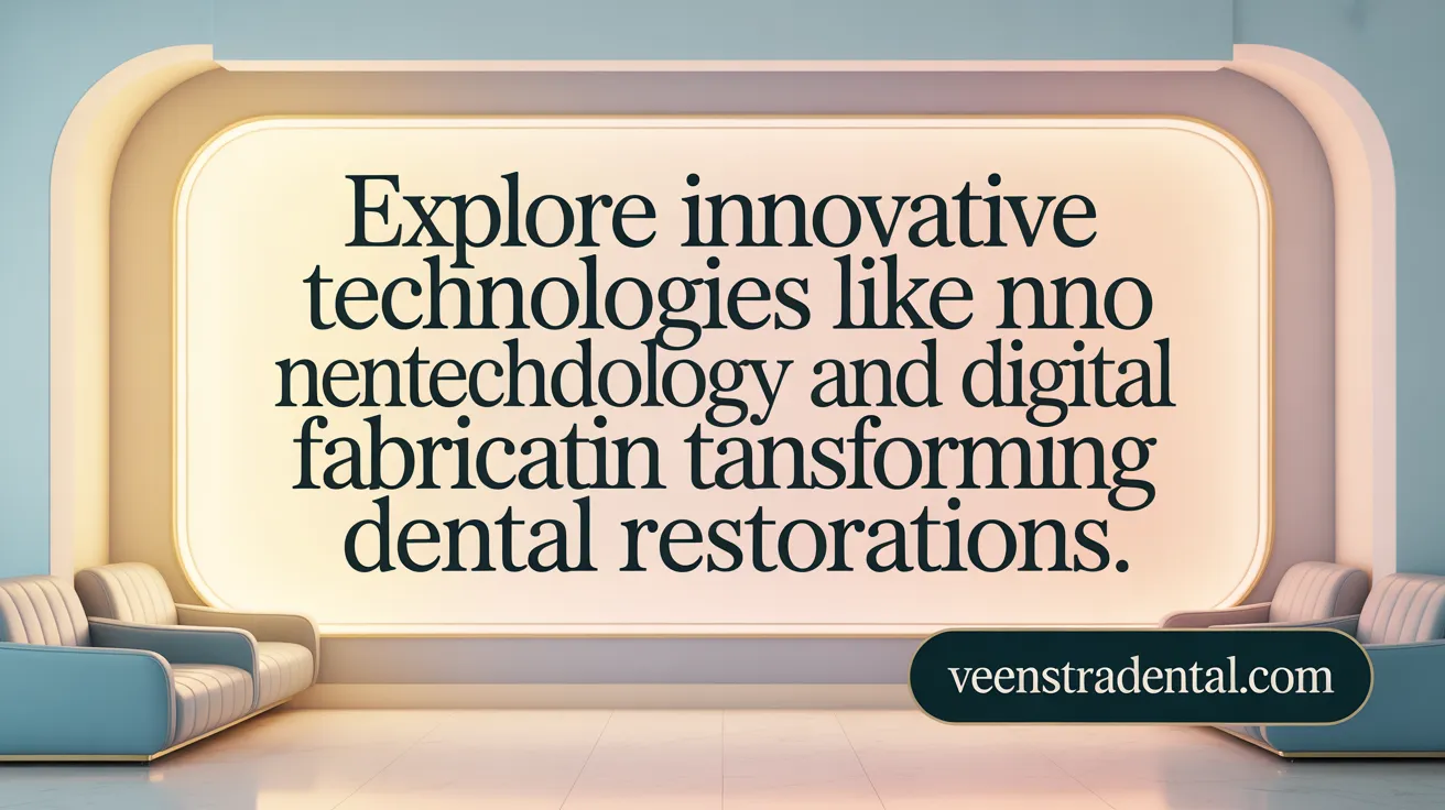 Explore cutting-edge innovations like nanotechnology and digital fabrication revolutionizing dental restorations.