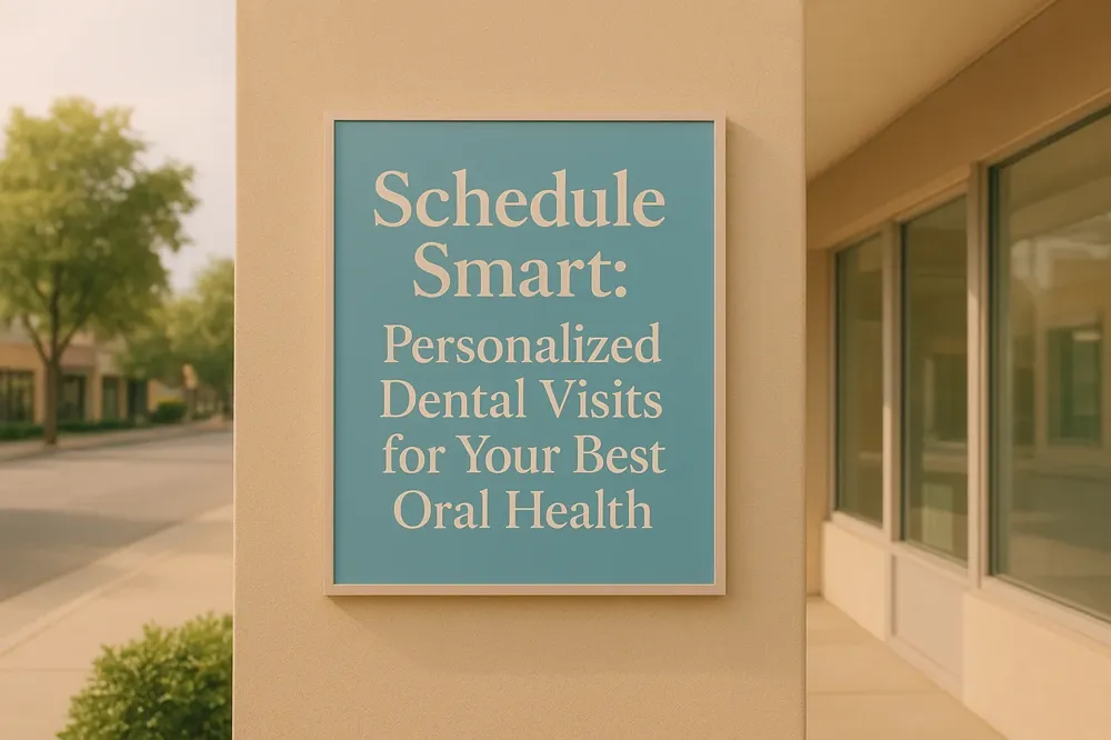 Schedule Smart: Personalized Dental Visits for Your Best Oral Health