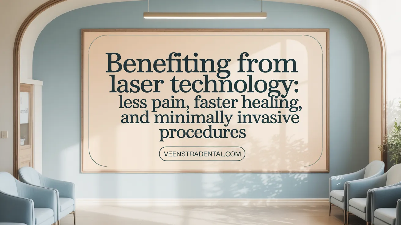 Benefiting from laser technology: less pain, faster healing, and minimally invasive procedures