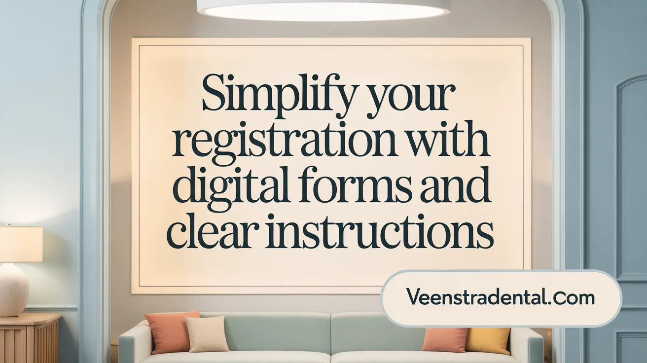 Simplify Your Registration with Digital Forms and Clear Instructions