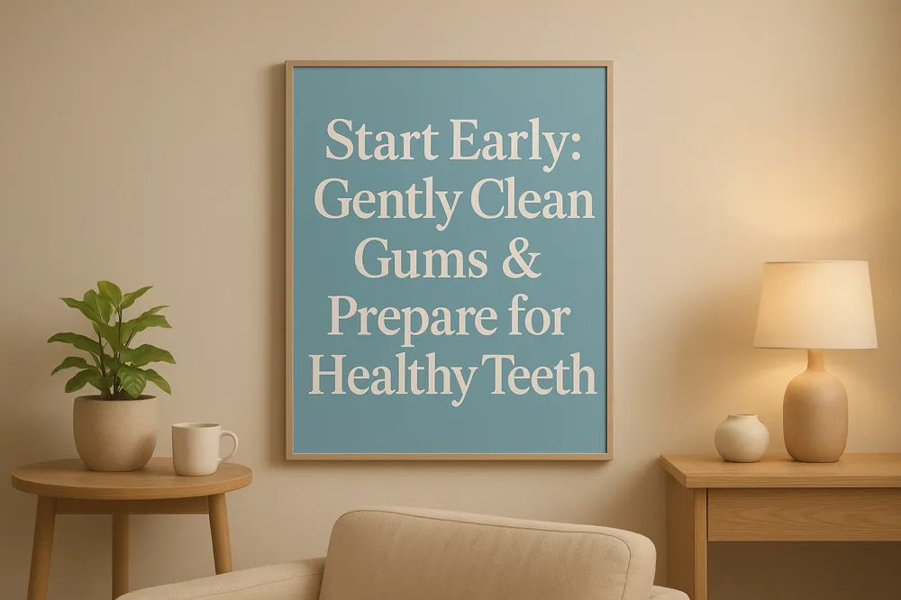 Start Early: Gently Clean Gums & Prepare for Healthy Teeth