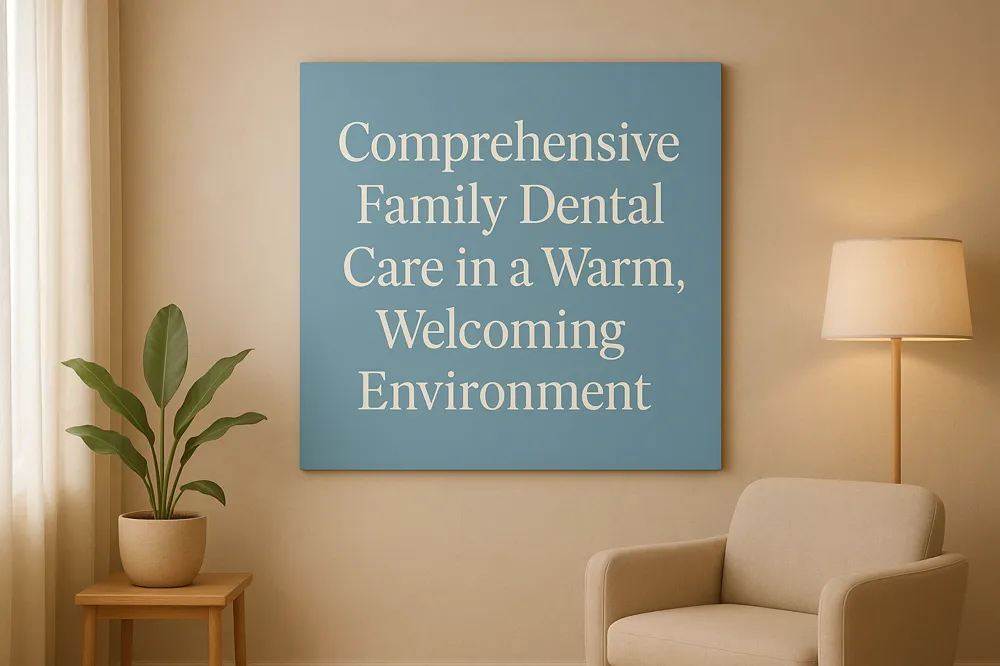 Comprehensive Family Dental Care in a Warm, Welcoming Environment