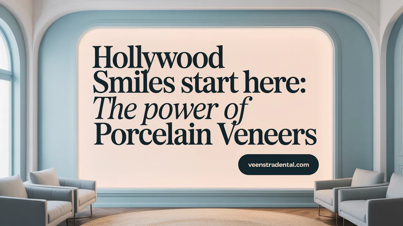 Hollywood Smiles Start Here: The Power of Porcelain Veneers