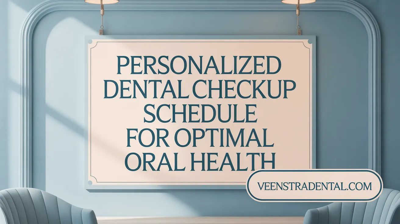Personalized Dental Checkup Schedule for Optimal Oral Health
