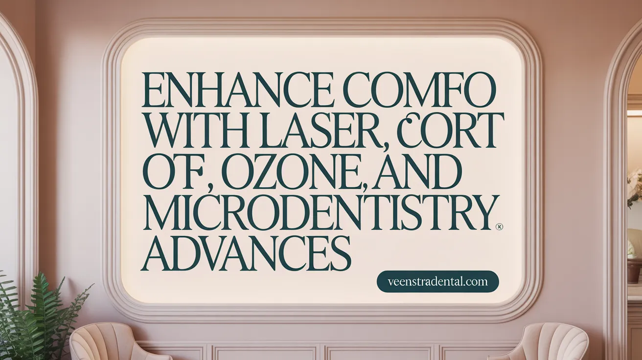 Enhance Comfort with Laser, Ozone, and Microdentistry Advances