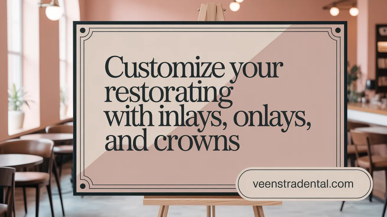 Customize Your Restoration with Inlays, Onlays, and Crowns
