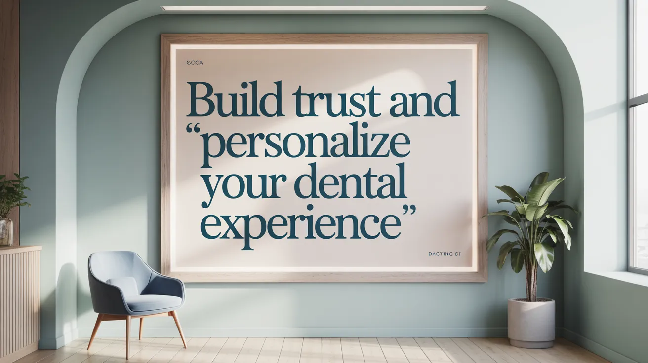 Build Trust and Personalize Your Dental Experience