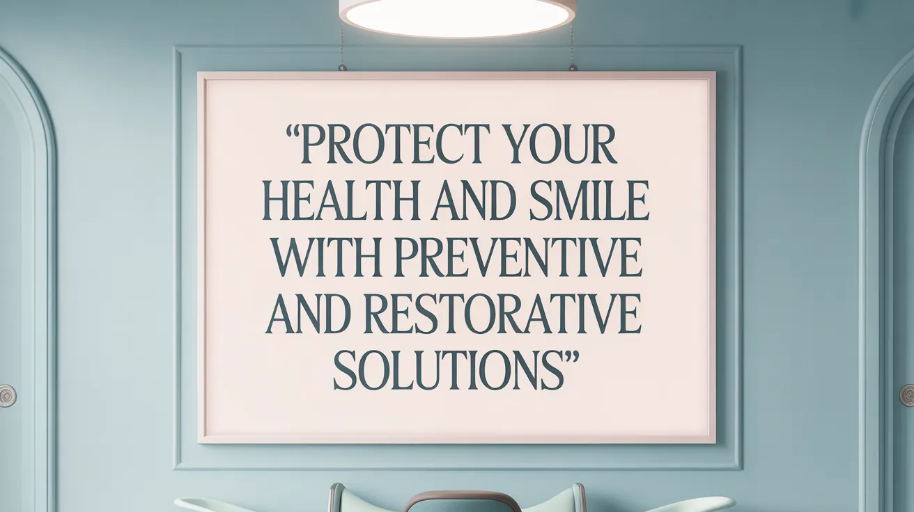 Protect Your Health and Smile with Preventive and Restorative Solutions