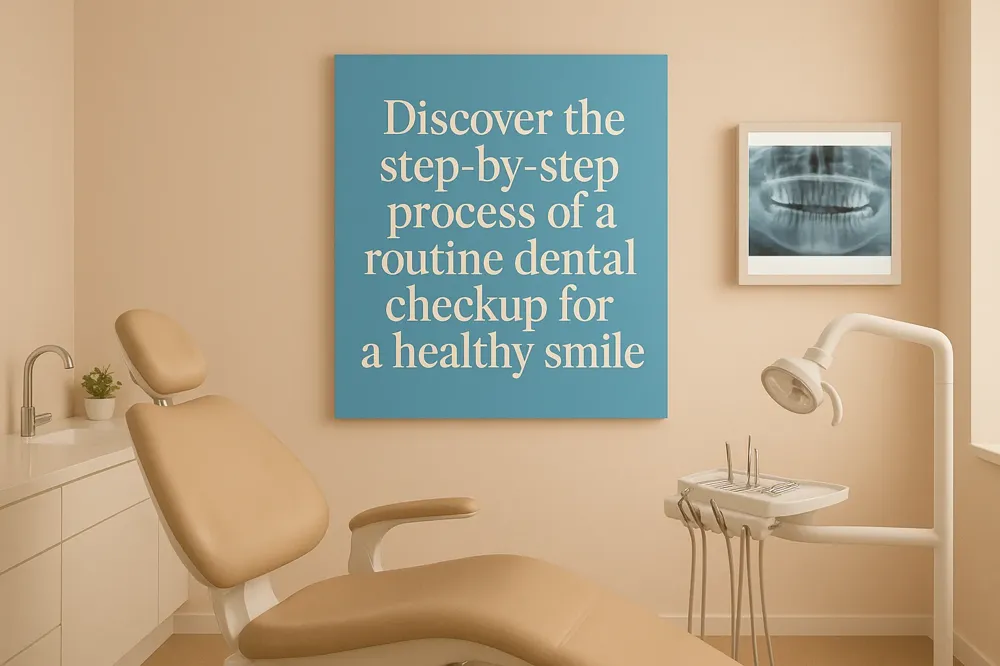 Discover the step-by-step process of a routine dental checkup for a healthy smile.