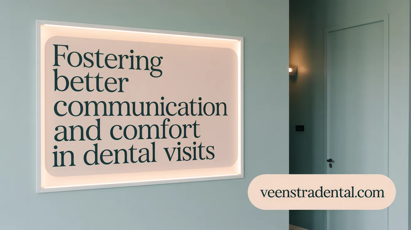 Fostering Better Communication and Comfort in Dental Visits