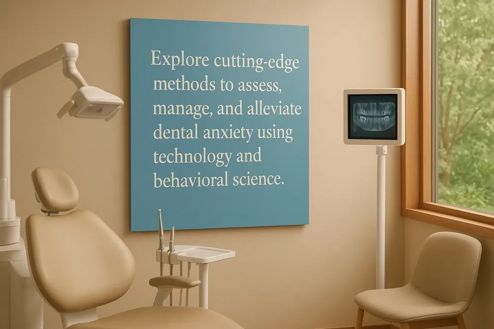 Explore cutting-edge methods to assess, manage, and alleviate dental anxiety using technology and behavioral science.