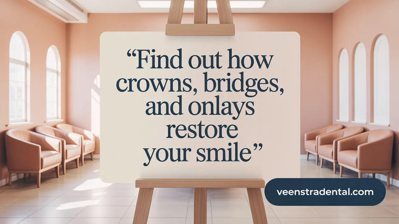 Find Out How Crowns, Bridges, and Onlays Restore Your Smile