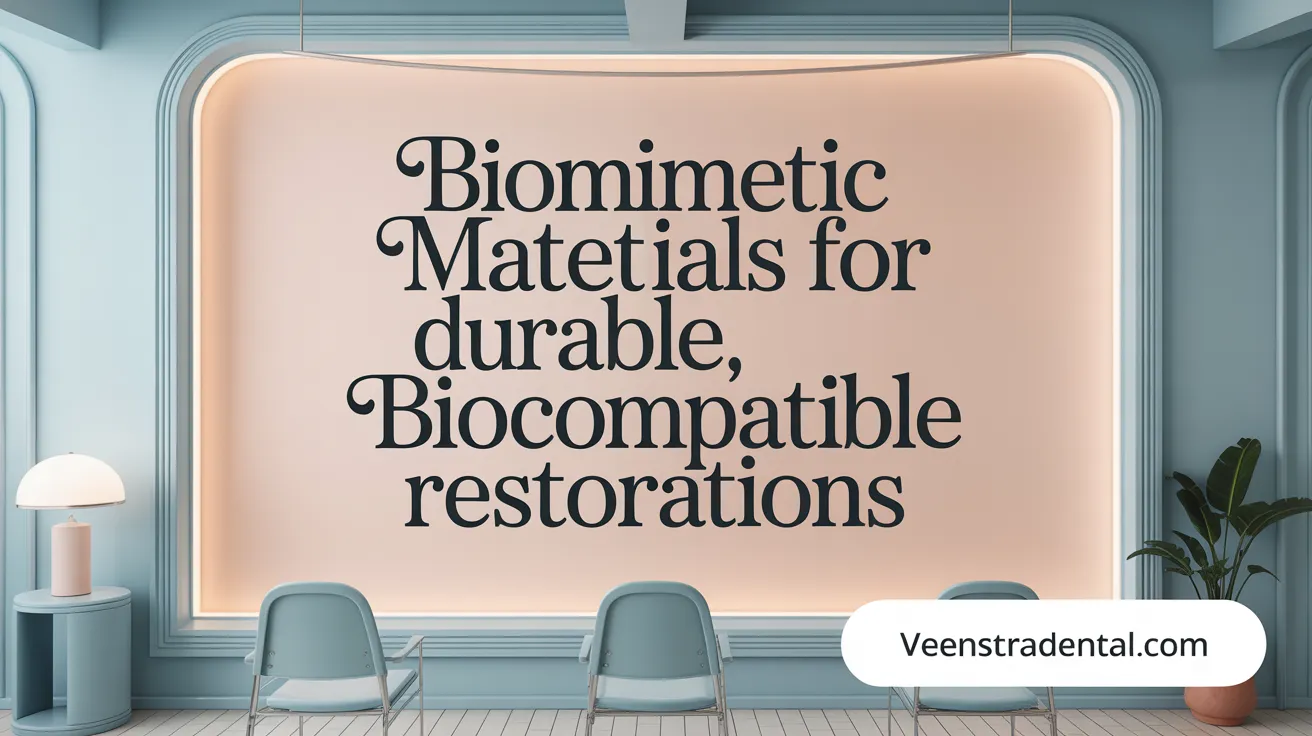 Biomimetic Materials for Durable, Biocompatible Restorations