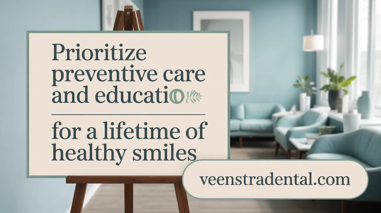 Prioritize Preventive Care and Education for a Lifetime of Healthy Smiles
