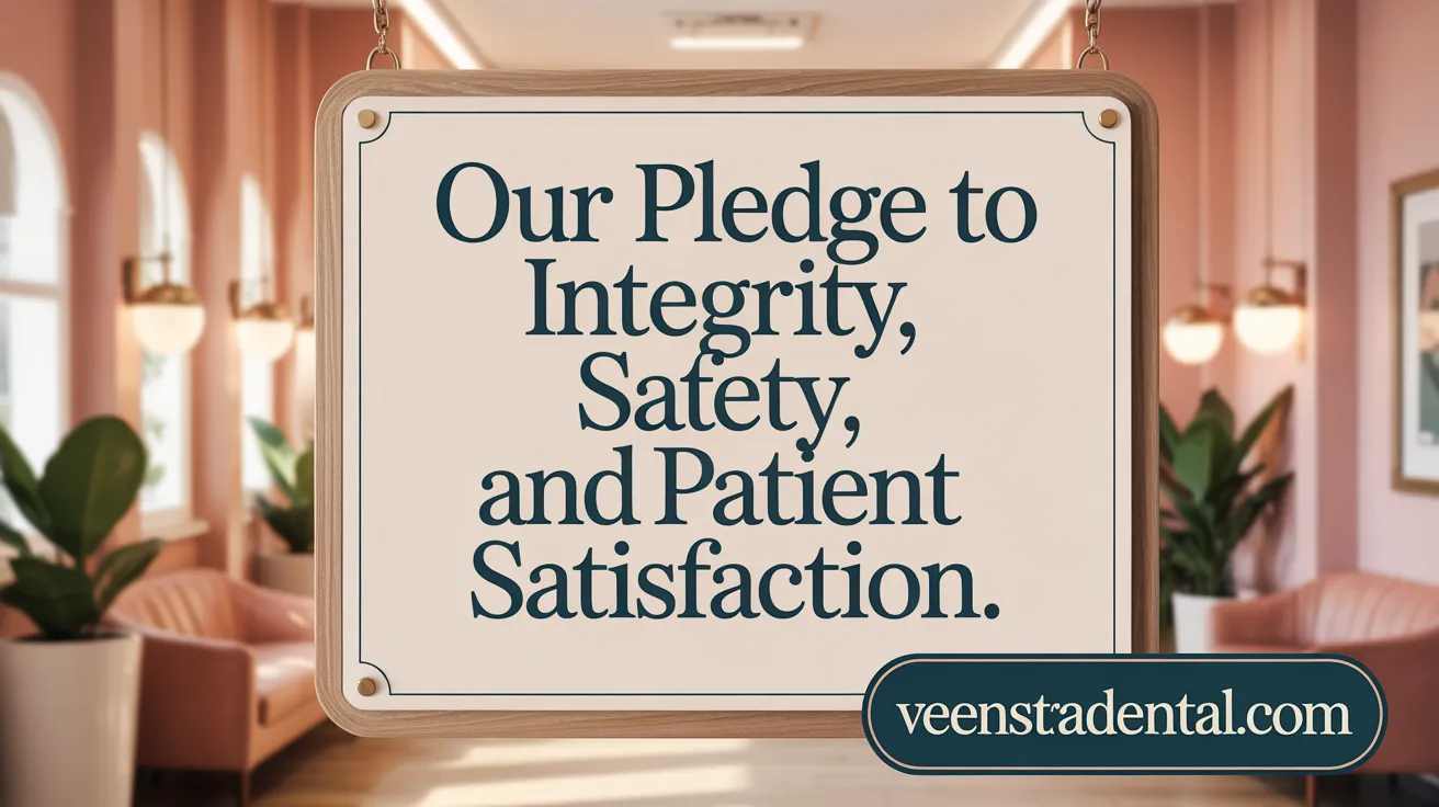 Our Pledge to Integrity, Safety, and Patient Satisfaction