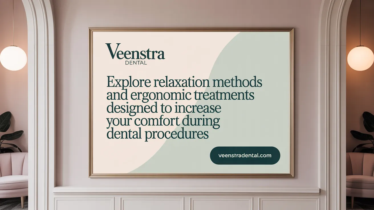 Explore relaxation methods and ergonomic treatments designed to increase your comfort during dental procedures.