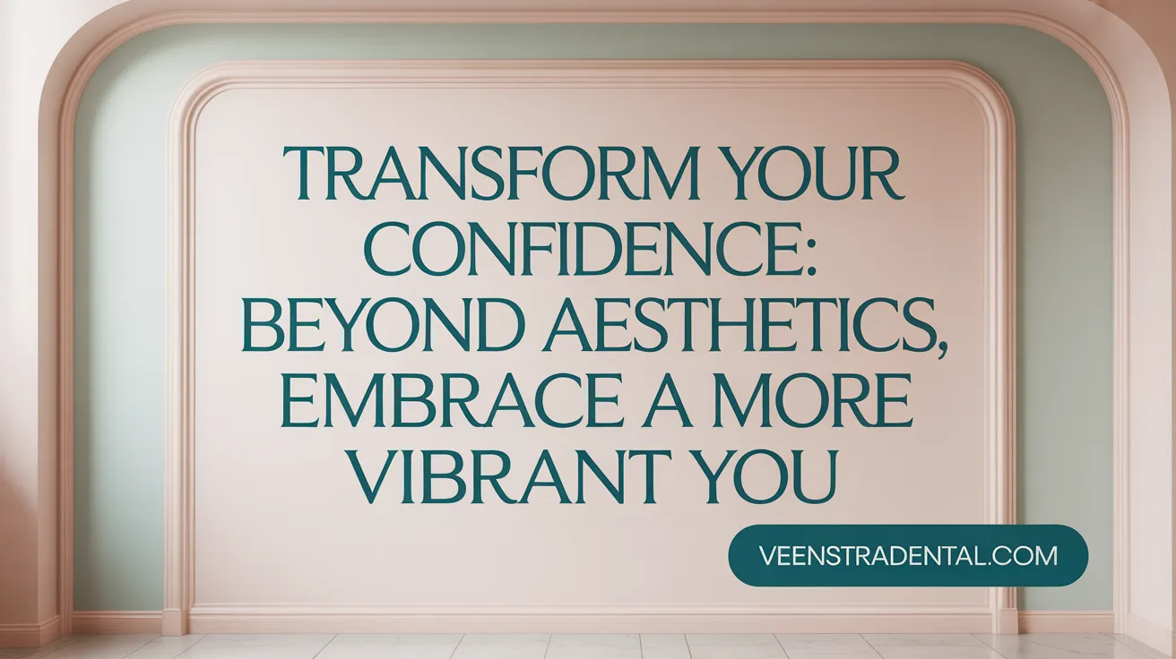 Transform Your Confidence: Beyond Aesthetics, Embrace a More Vibrant You