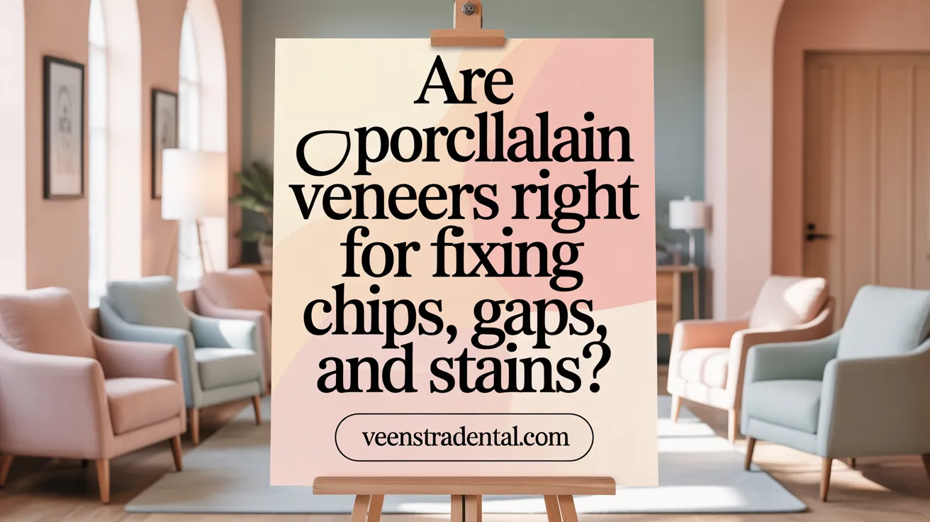 Are Porcelain Veneers Right for Fixing Chips, Gaps, and Stains?