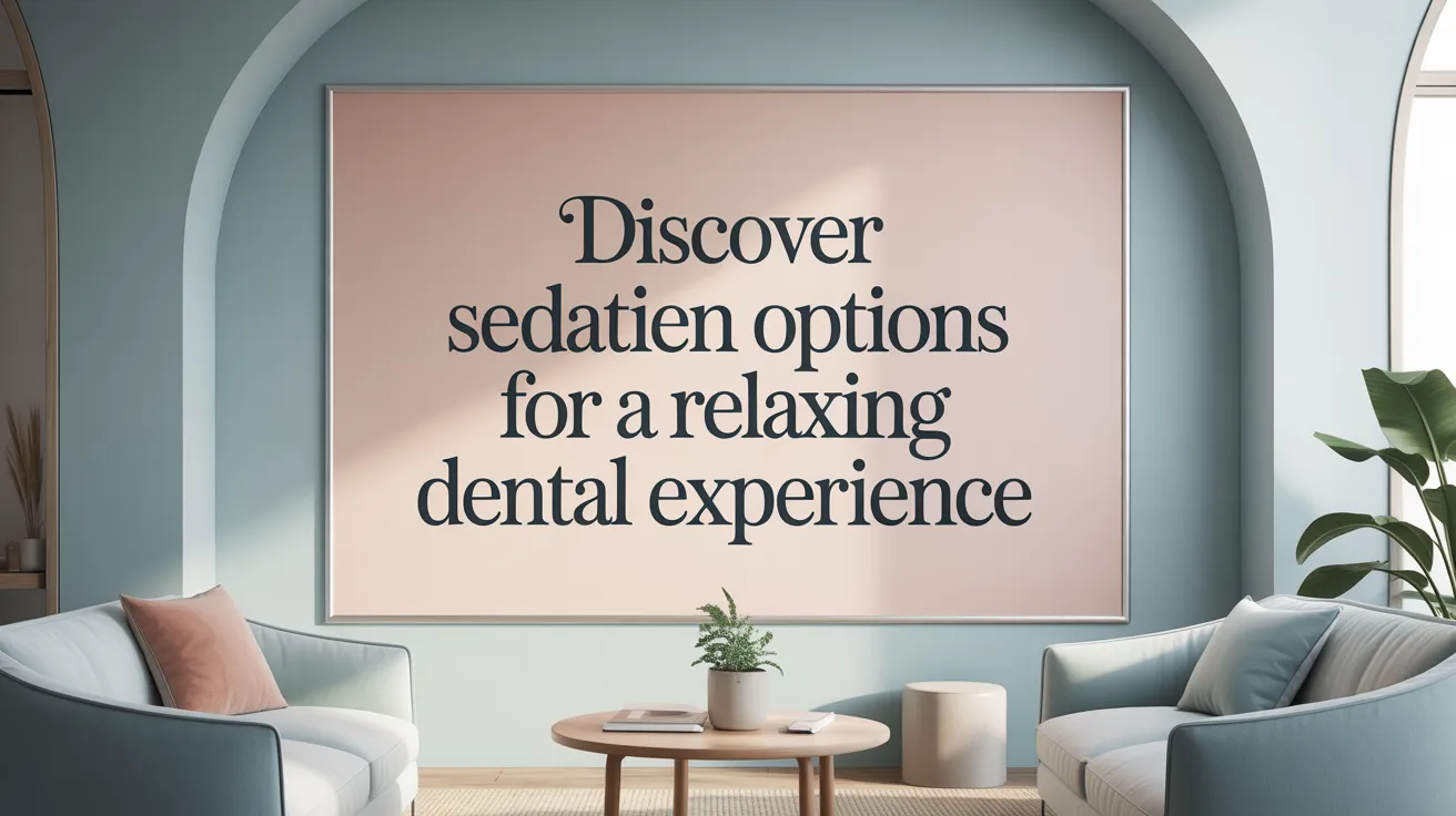 Discover Sedation Options for a Relaxing Dental Experience