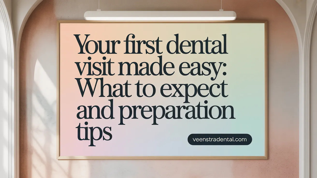 Your first dental visit made easy: What to expect and preparation tips