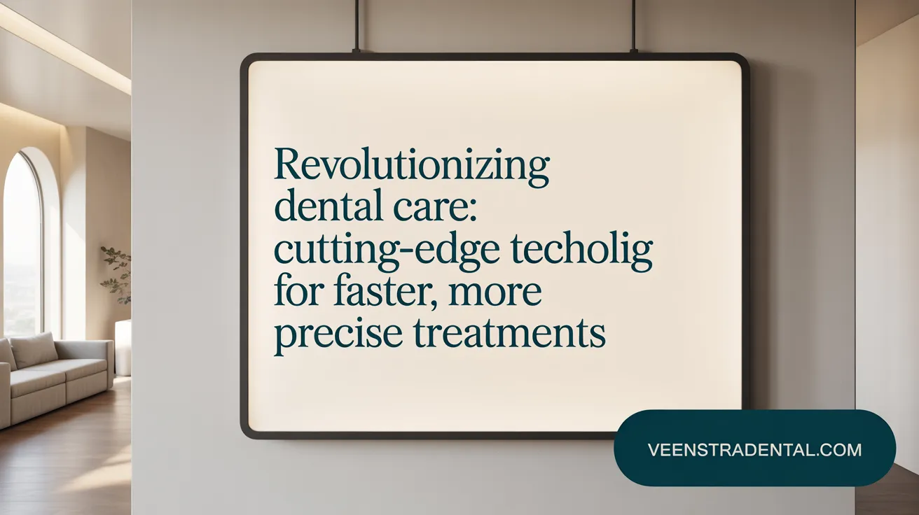 Revolutionizing Dental Care: Cutting-Edge Technologies for Faster, More Precise Treatments