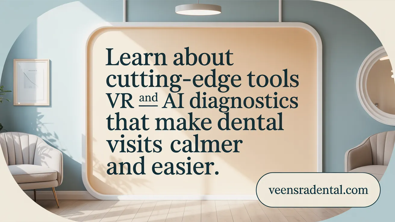 Learn about cutting-edge tools like VR and AI diagnostics that make dental visits calmer and easier.