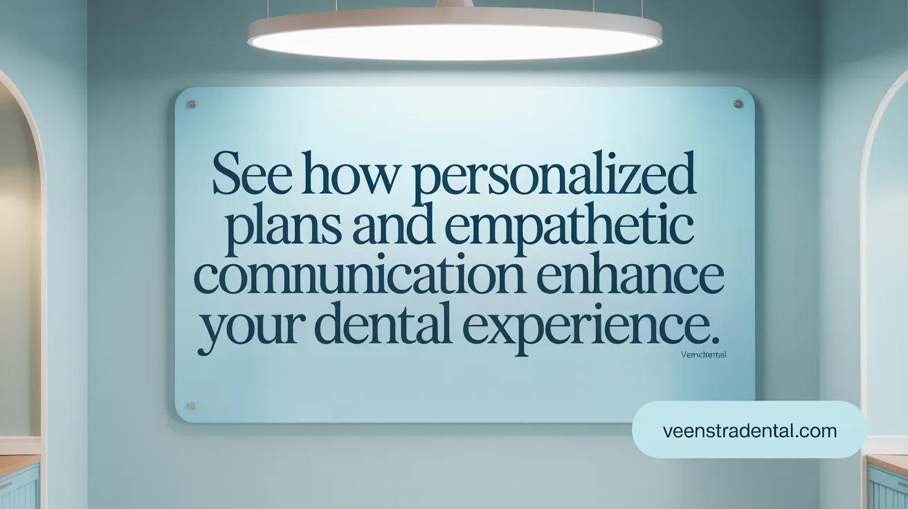 See how personalized plans and empathetic communication enhance your dental experience.