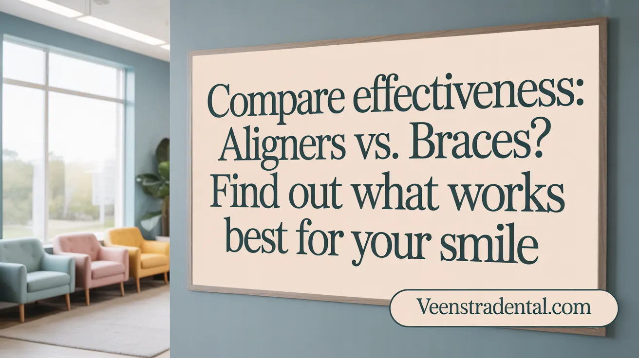 Compare Effectiveness: Aligners or Braces? Find Out What Works Best for Your Smile