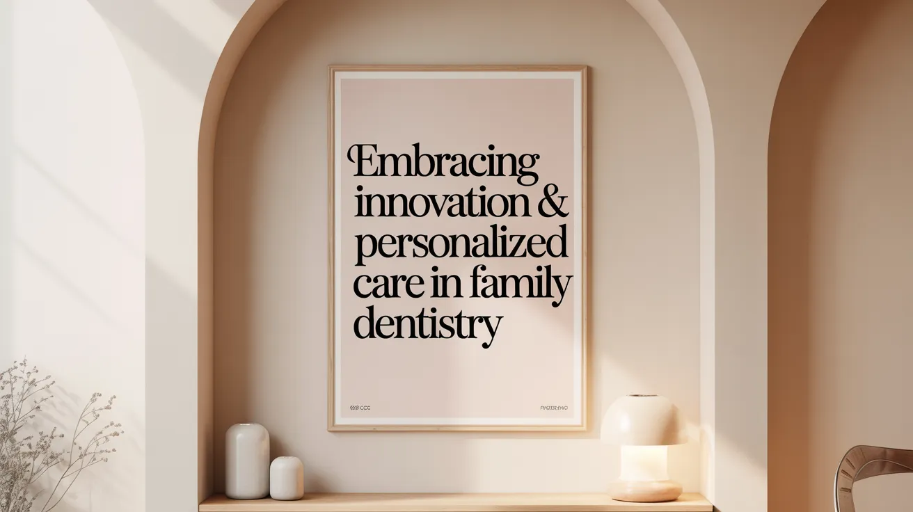 Embracing Innovation & Personalized Care in Family Dentistry