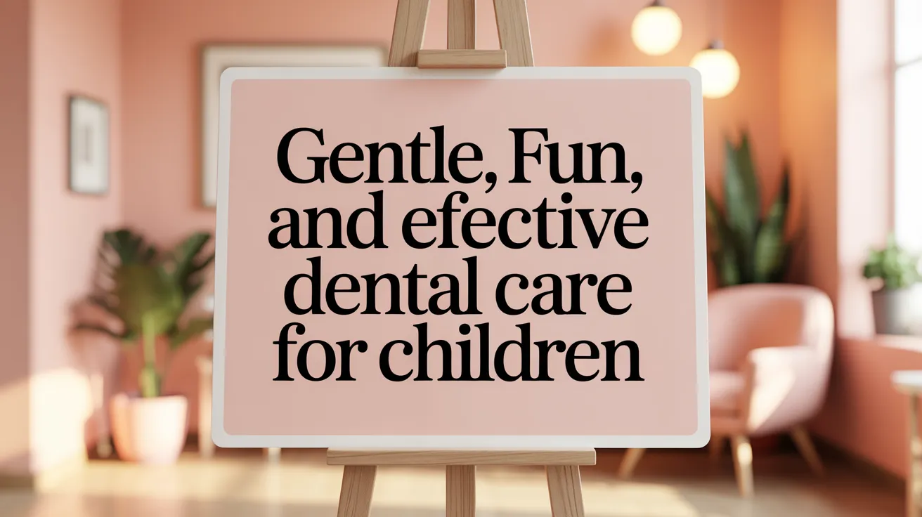 Gentle, Fun, and Effective Dental Care for Children