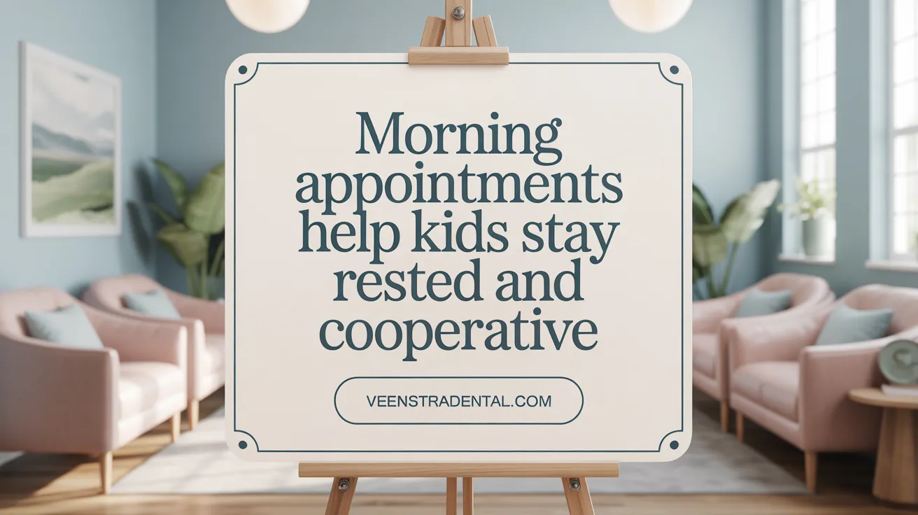 Morning Appointments Help Kids Stay Rested and Cooperative