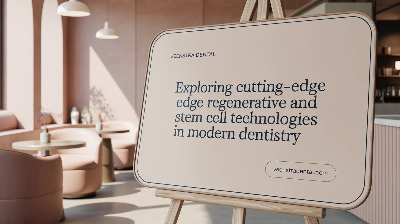 Exploring Cutting-Edge Regenerative and Stem Cell Technologies in Modern Dentistry