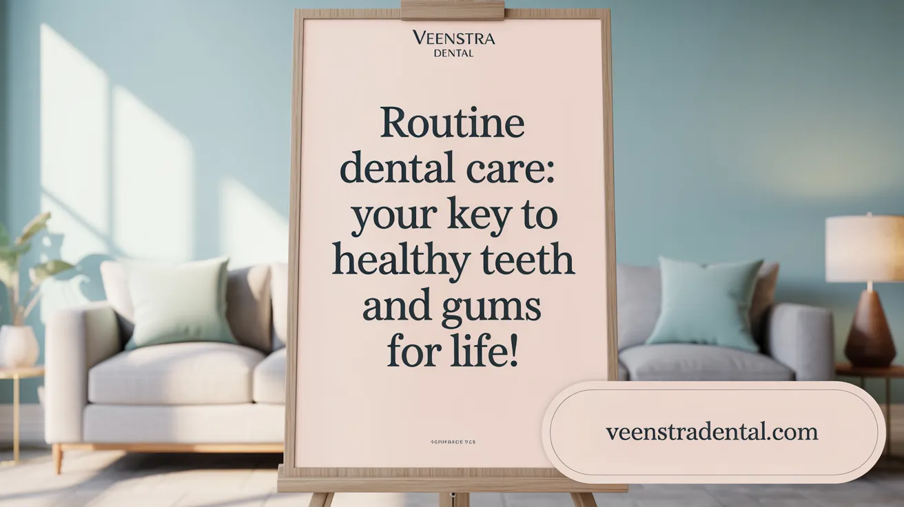 Routine dental care: Your key to healthy teeth and gums for life!