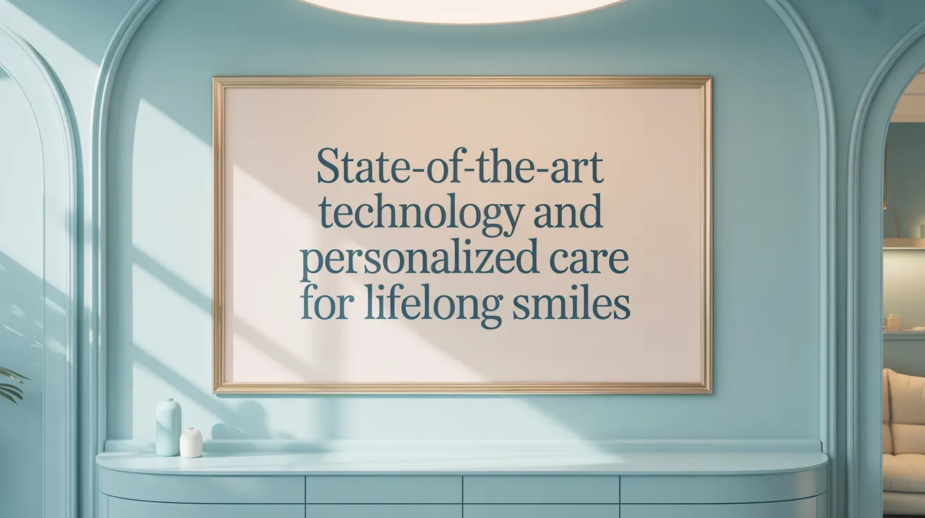 State-of-the-Art Technology and Personalized Care for Lifelong Smiles