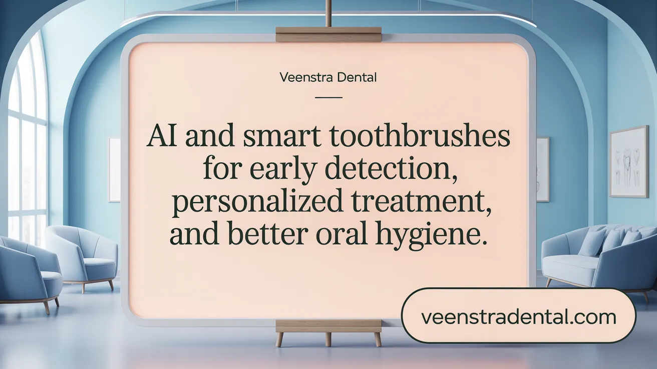 AI and smart toothbrushes for early detection, personalized treatment, and better oral hygiene