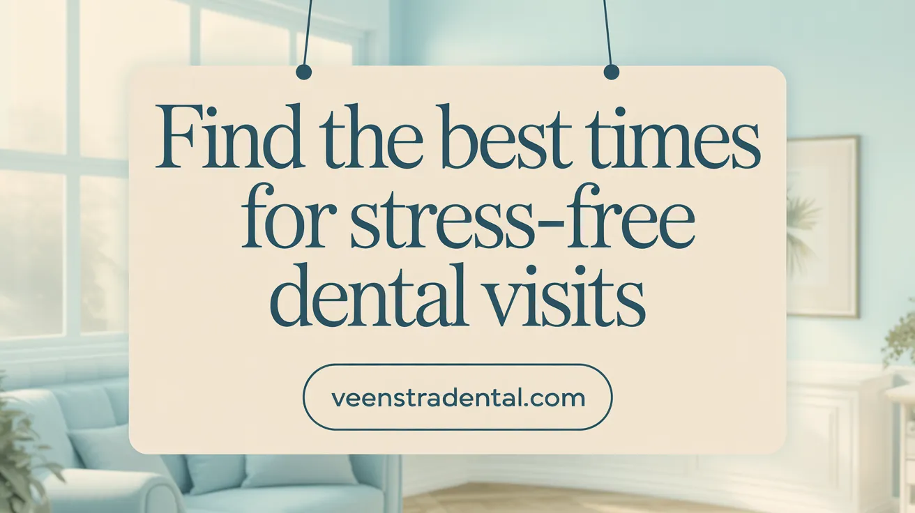 Find the Best Times for Stress-Free Dental Visits