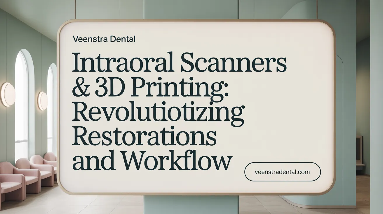 Intraoral Scanners & 3D Printing: Revolutionizing Restorations and Workflow