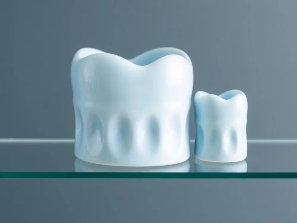 The 50‑40‑30 rule guides dentists to create a naturally balanced smile by proportioning central incisors at 50%, lateral incisors at 40%, and canines at 30%.