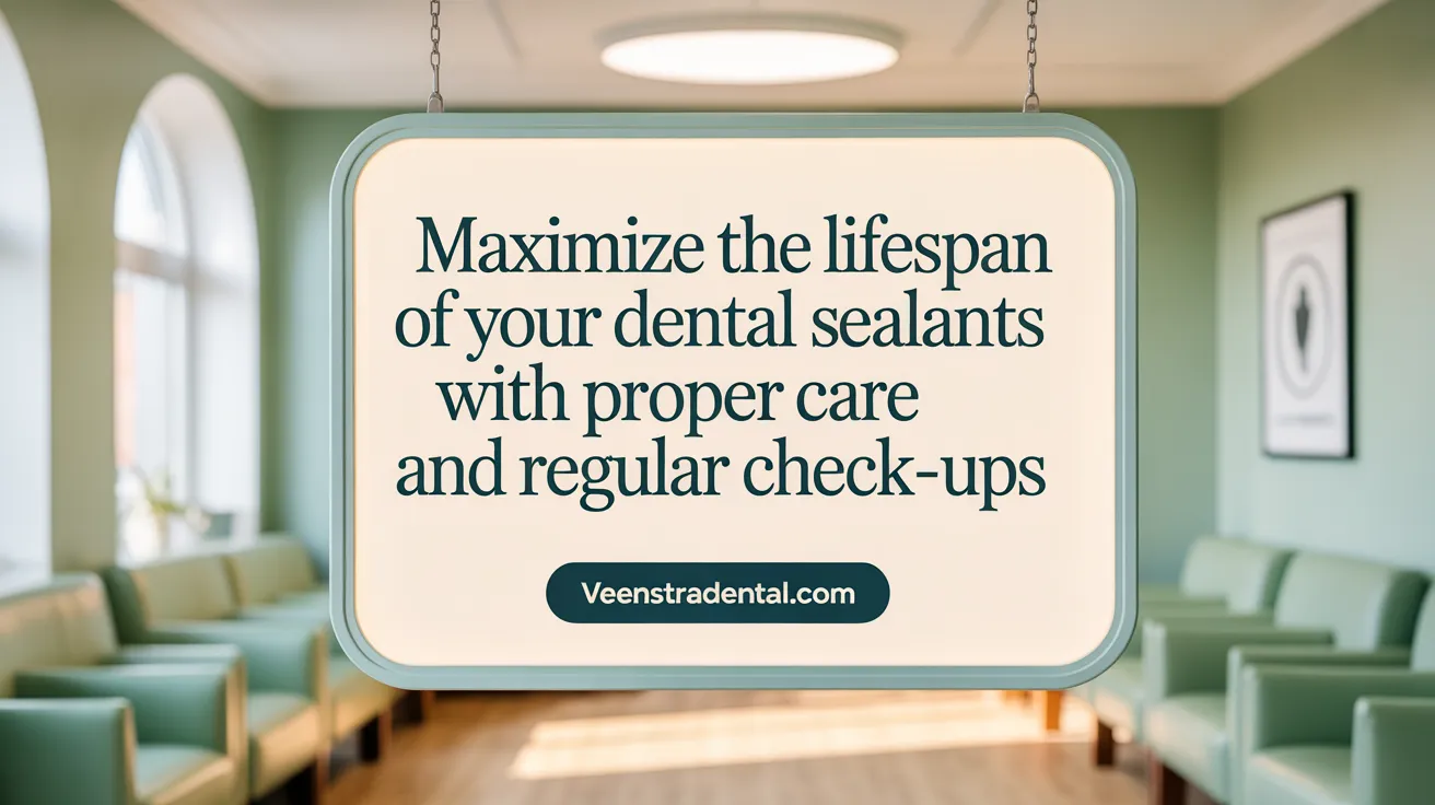 Maximize the lifespan of your dental sealants with proper care and regular check-ups.