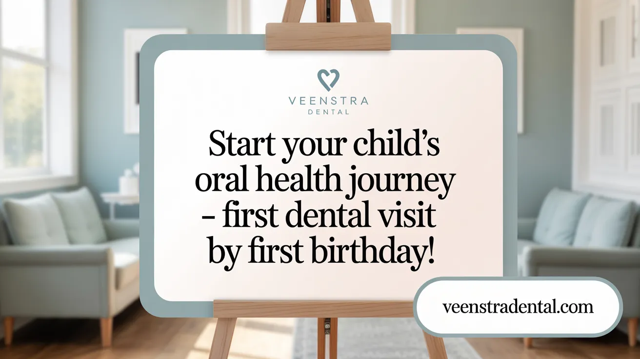 Start Your Child's Oral Health Journey Early – First Dental Visit by First Birthday!