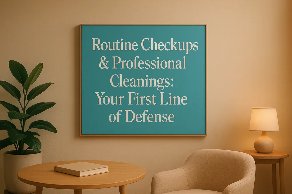 Routine Checkups & Professional Cleanings: Your First Line of Defense