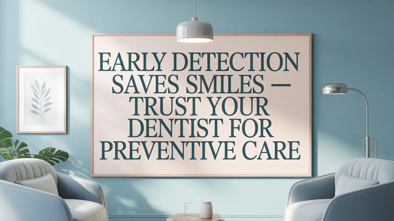 Early Detection Saves Smiles — Trust Your Dentist for Preventive Care