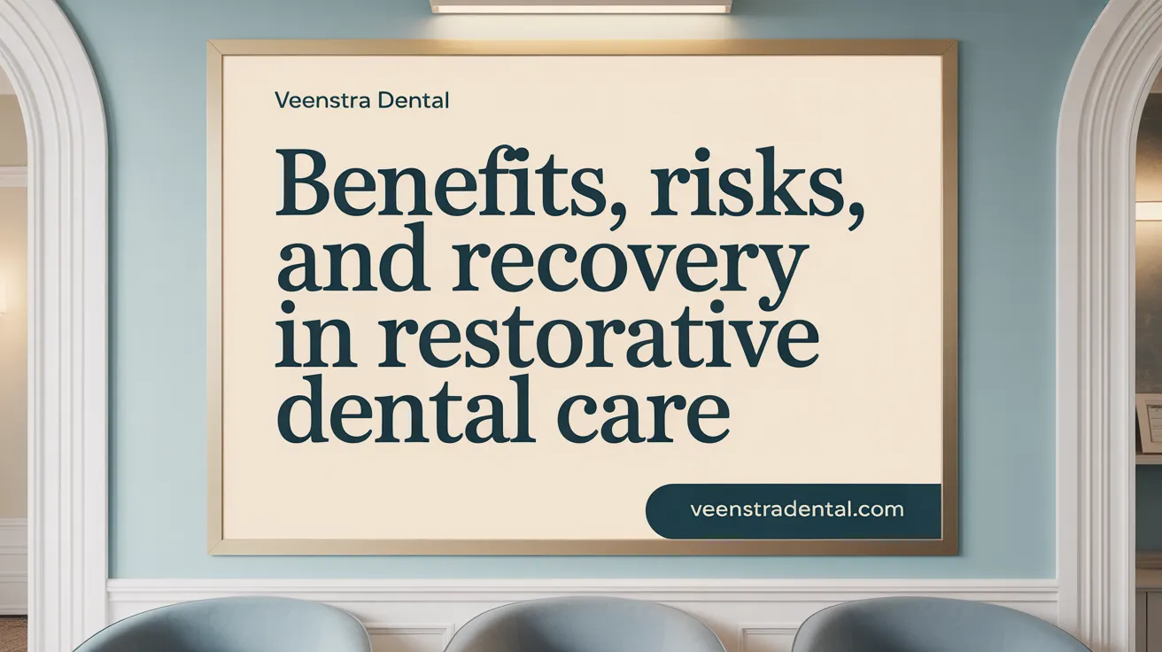 Benefits, Risks, and Recovery in Restorative Dental Care