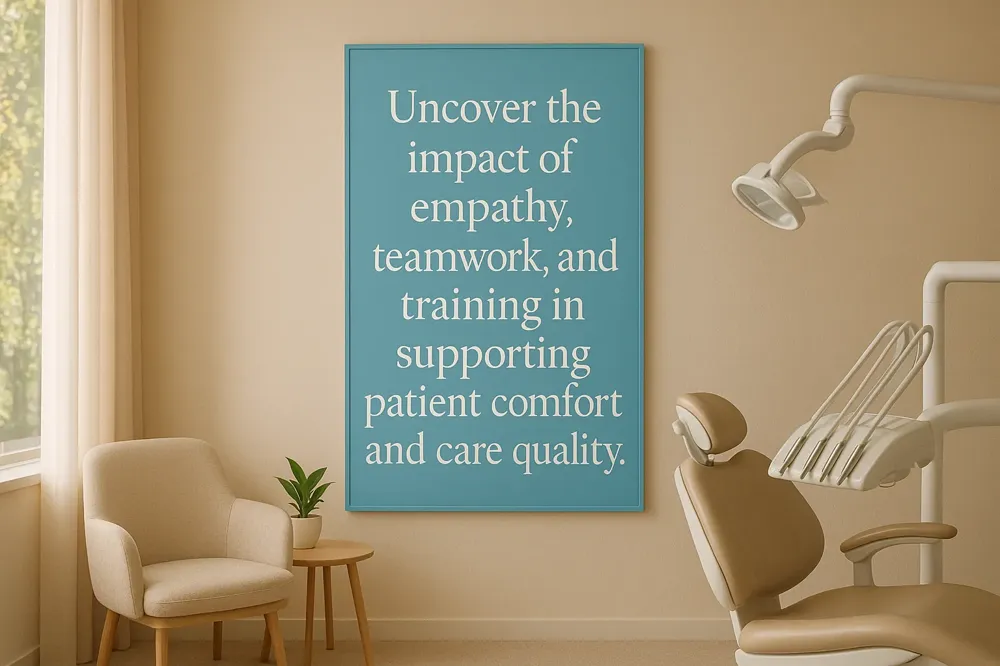 Uncover the impact of empathy, teamwork, and training in supporting patient comfort and care quality.