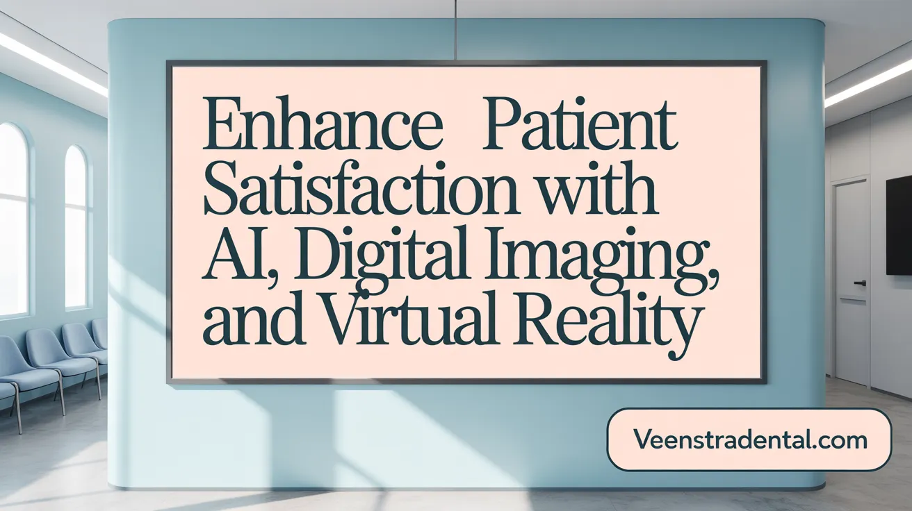 Enhance Patient Satisfaction with AI, Digital Imaging, and Virtual Reality