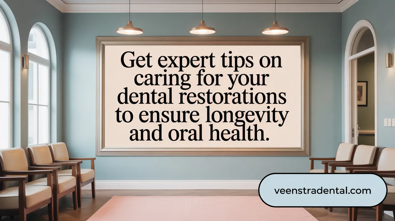 Get expert tips on caring for your restorations to ensure longevity and oral health.